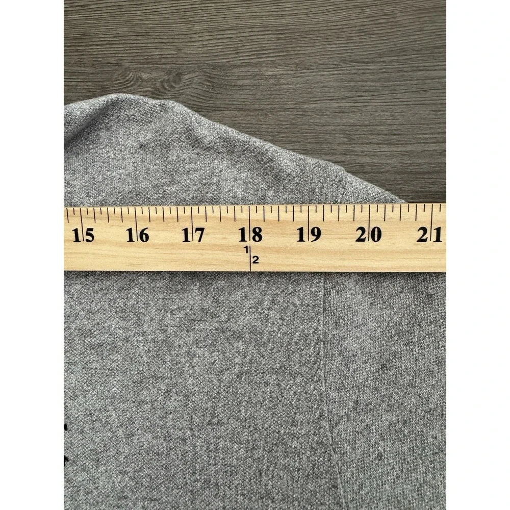 Polo Ralph Lauren Men's L Gray Heather Long Sleeve Polo Shirt Pony Logo cotton